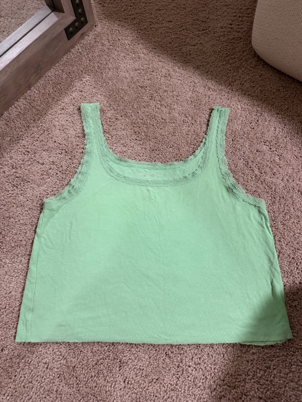 Aerie Cropped Lace Cami